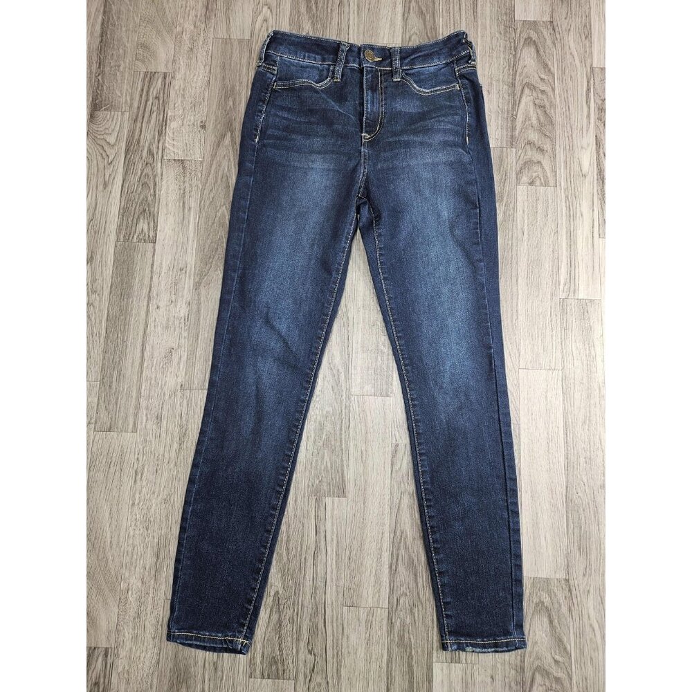 So Jeans Juniors 5/27W Blue‎ High Rise Jegging Skinny Stretch Denim